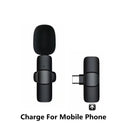 Microphone cravate sans fil, mini micro portable pour enregistrement audio et vidéo, pour iPhone, Android, batterie longue durée, diffusion en direct, jeux