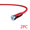 Câble magnétique rotatif Essager 360 degrés USB Type C, câble de charge rapide, chargeur magnétique, câble micro magnétique rotatif 540 degrés
