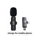 Microphone cravate sans fil, mini micro portable pour enregistrement audio et vidéo, pour iPhone, Android, batterie longue durée, diffusion en direct, jeux