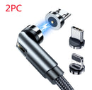 Câble magnétique rotatif Essager 360 degrés USB Type C, câble de charge rapide, chargeur magnétique, câble micro magnétique rotatif 540 degrés