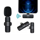 Microphone cravate sans fil, mini micro portable pour enregistrement audio et vidéo, pour iPhone, Android, batterie longue durée, diffusion en direct, jeux