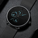⌚LUXOR™ – Montre Homme Classique ; Élégante en Acier Inoxydable | Ultra-Fine ; Intemporelle