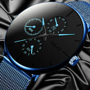 ⌚LUXOR™ – Montre Homme Classique ; Élégante en Acier Inoxydable | Ultra-Fine ; Intemporelle