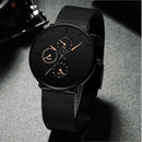 ⌚LUXOR™ – Montre Homme Classique ; Élégante en Acier Inoxydable | Ultra-Fine ; Intemporelle