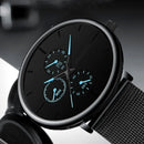 ⌚LUXOR™ – Montre Homme Classique ; Élégante en Acier Inoxydable | Ultra-Fine ; Intemporelle