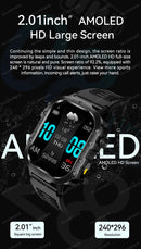 ⌚TitanForce GPS™ 2025 – Montre Intelligente Militaire Étanche, Sport & Santé | Homme Aventure & Performance