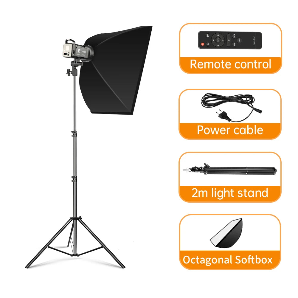 Lumière du jour LED pour la photographie et la vidéo, lampe solaire balance, flash de portrait, accessoires de studio, YouTube Live, 100W