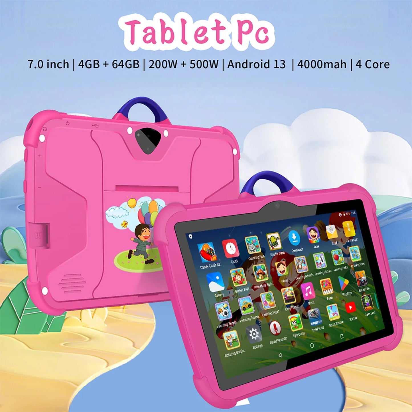 đ±đš Tablette Ăducative Enfant 7â â Apprendre en SâAmusant avec Android & Dessins AnimĂ©s !