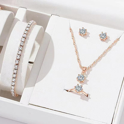 Nouvelles boucles d'oreilles à tige rondes simples en zircone