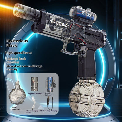 Pistolet à eau électrique Fire Rat, lumière froide, entièrement automatique, jouet d'été, divertissement sportif, cadeaux pour enfants, AC223