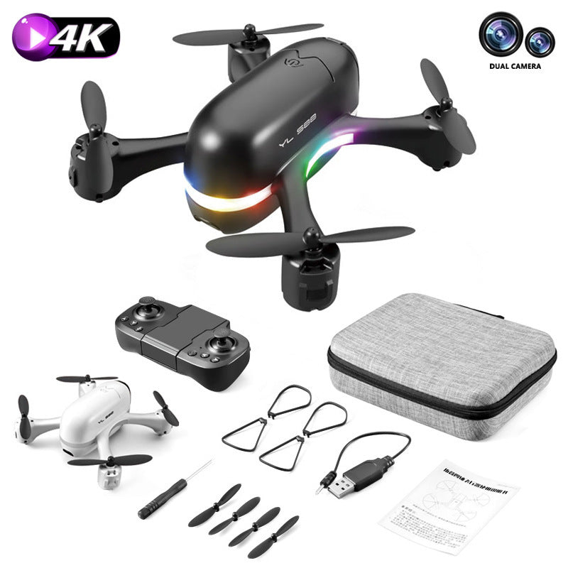 Mini drone S88 4K HD pour photographie aérienne, télécommande à quatre axes