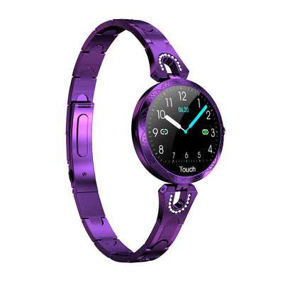 Montre connectée tendance pour femmes, étanche, avec moniteur de fréquence cardiaque et de sport