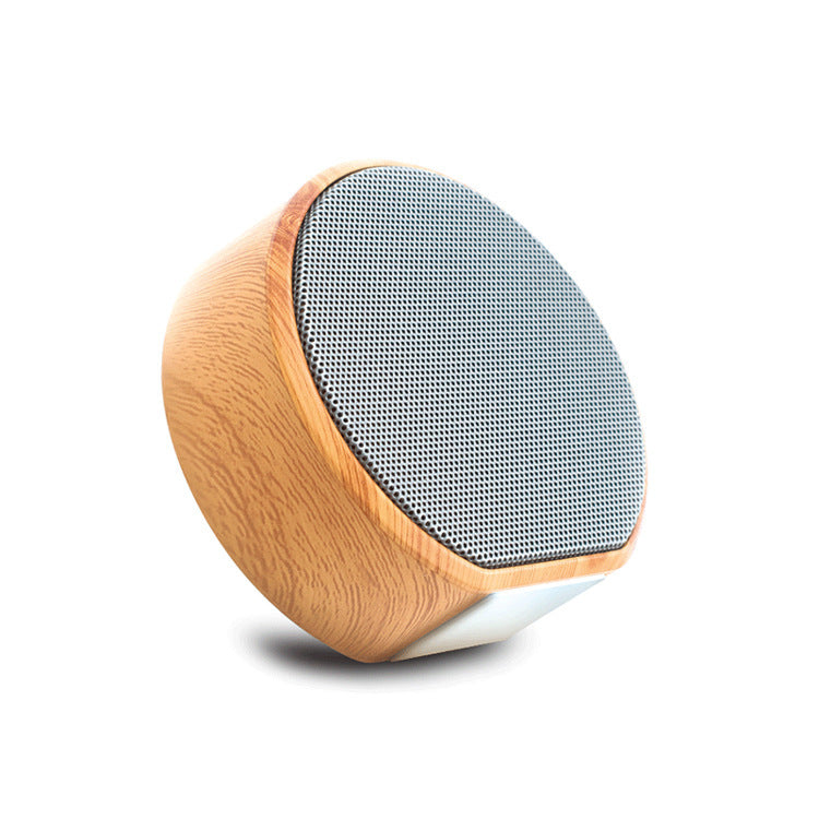 Mini enceinte Bluetooth portable en bois, sans fil, compatible AUX TF