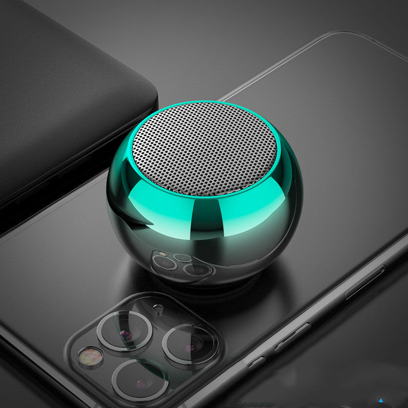 Enceintes sans fil colorées M3, mini canon rond en acier galvanisé 3D, haut-parleur Bluetooth, support radio, disque U, caisson de basses