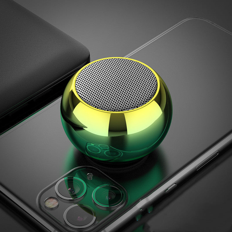 Enceintes sans fil colorées M3, mini canon rond en acier galvanisé 3D, haut-parleur Bluetooth, support radio, disque U, caisson de basses