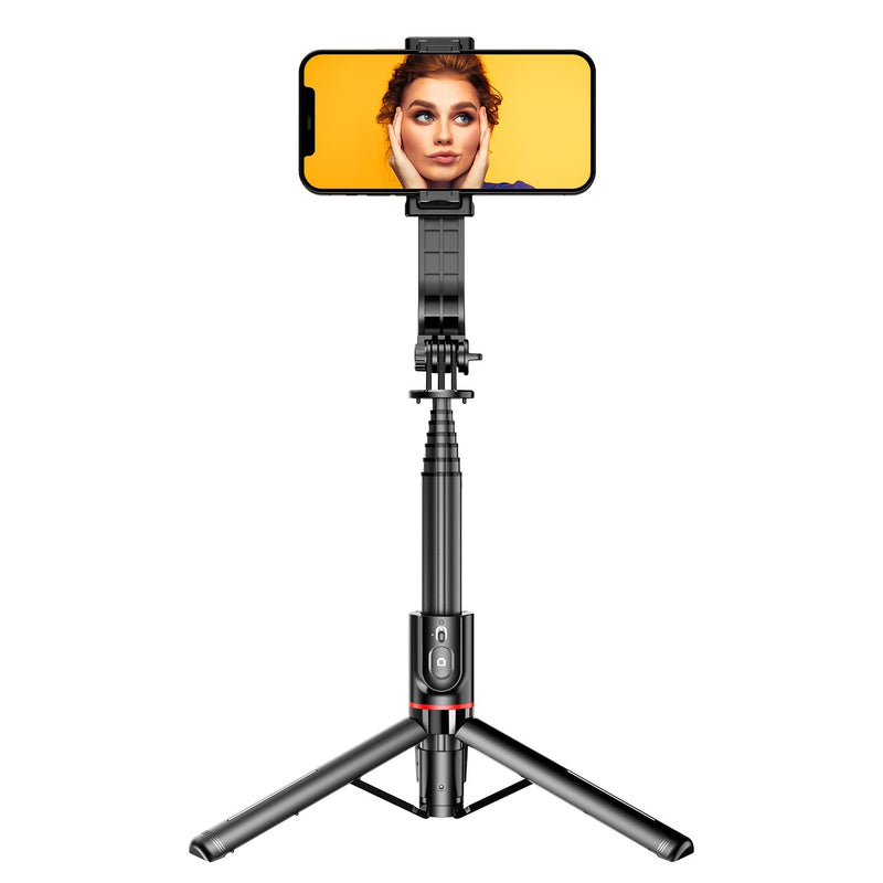 📸 Selfie Stick Trépied 3-en-1 en Alliage d'Aluminium