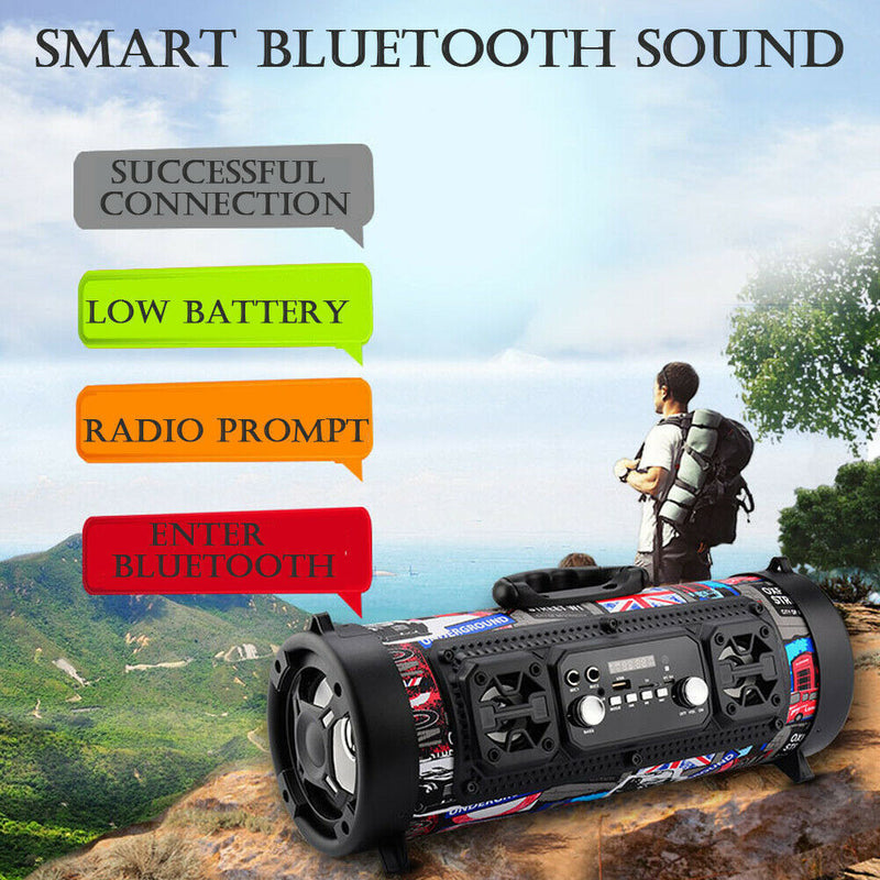 Enceinte Bluetooth sans fil portable et étanche haute puissance