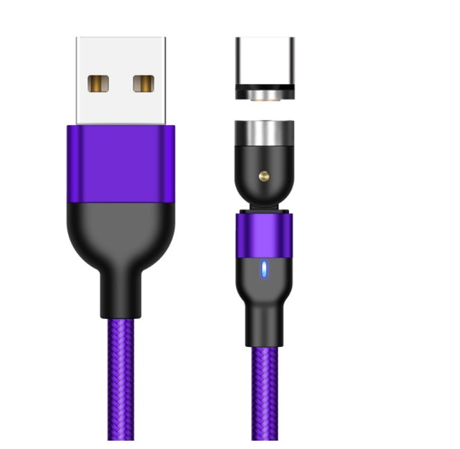 Câble magnétique rotatif Essager 360 degrés USB Type C, câble de charge rapide, chargeur magnétique, câble micro magnétique rotatif 540 degrés