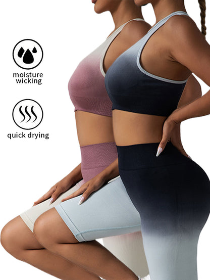 Lot de 2 soutiens-gorge de sport dos en Y pour femmes, bretelles fines spaghetti, soutiens-gorge d'entraînement, soutiens-gorge de yoga rembourrés sans armatures