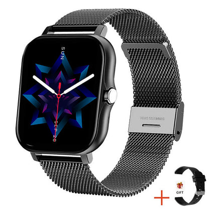 Montre connectée Y13, podomètre, surveillance de la fréquence cardiaque, appels compatibles Bluetooth