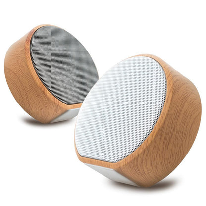 Mini enceinte Bluetooth portable en bois, sans fil, compatible AUX TF