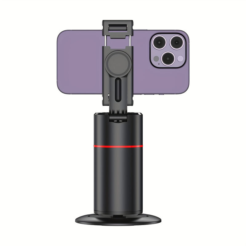 Trépied Auto Face Tracking – Votre Caméraman Personnel Support de caméra de téléphone 100 % intelligent, rotation à 360 °, support de suivi de téléphone intelligent avec contrôle gestuel à distance pour vlog, streaming, vidéo
