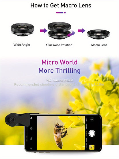 📸🔭 Kit APEXEL HD 22X Zoom – Transformez votre Smartphone en Caméra Pro !