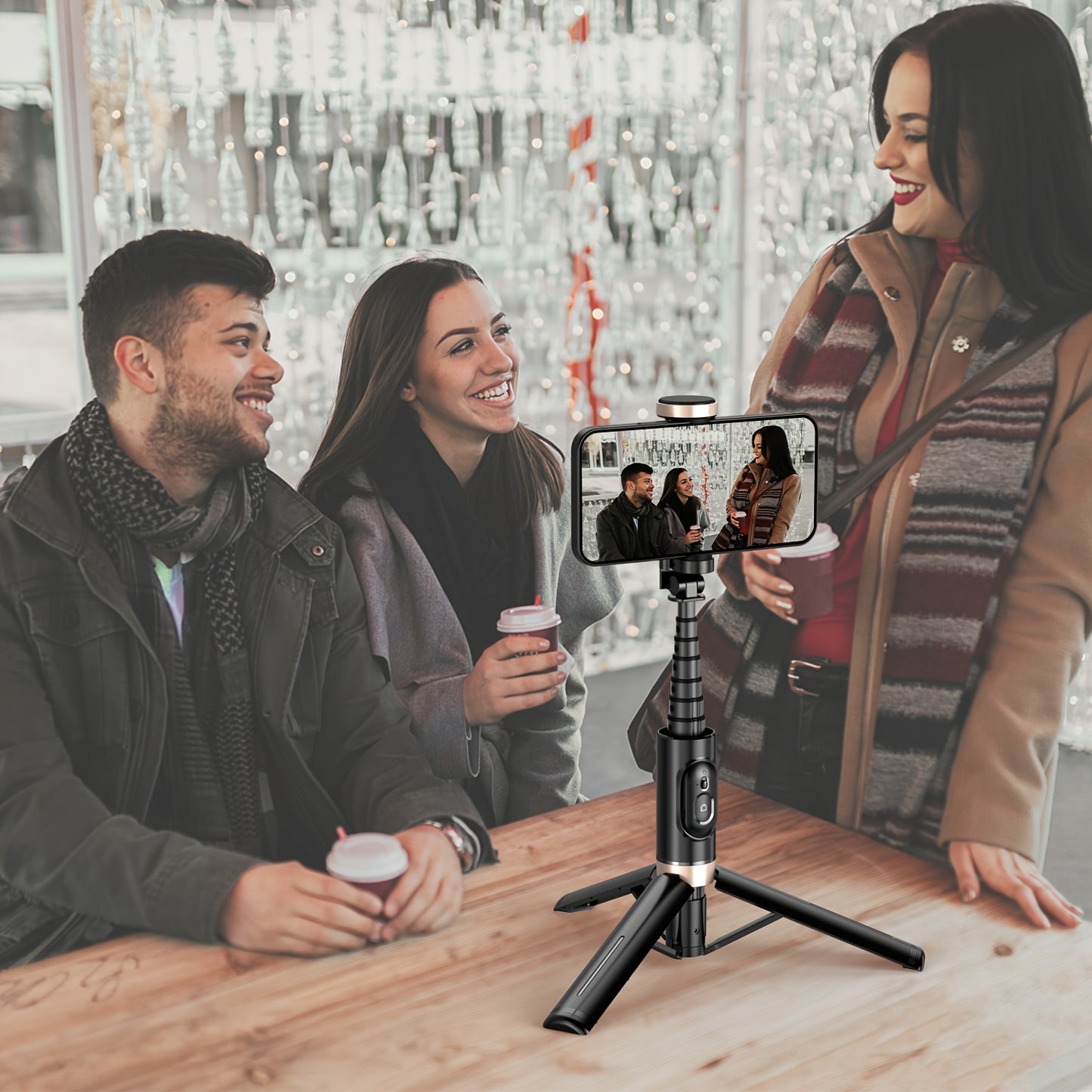 🤳✨&nbsp;Selfie Stick &amp; Trépied Aluminium – Libérez Vos Mains, Capturez l’Instant Parfait