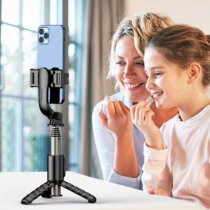 📸 Selfie Stick &amp; Trépied Compact en Aluminium – Tout-en-un avec Télécommande Sans Fil