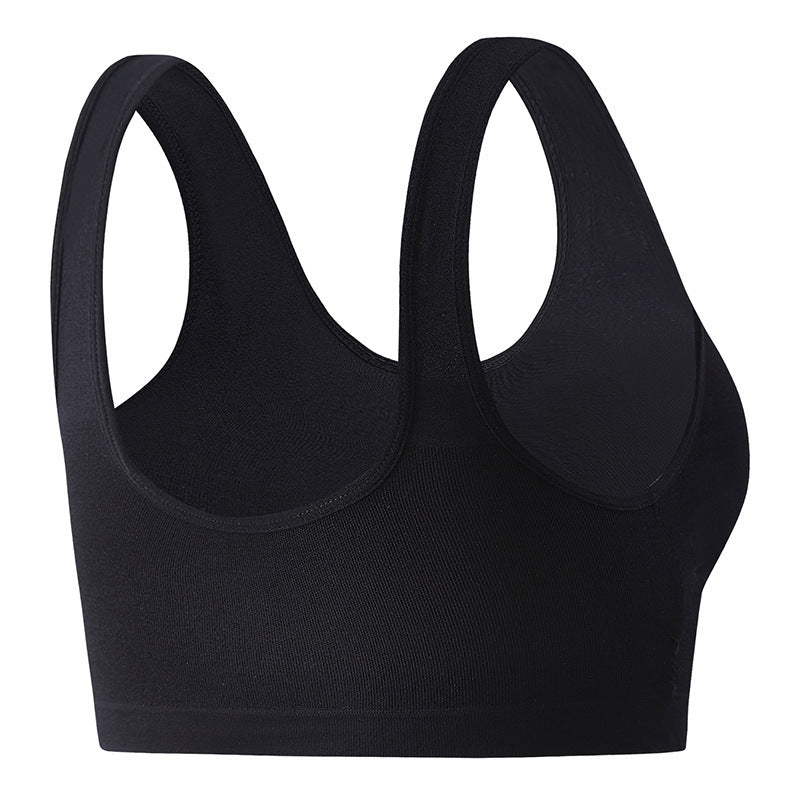 Soutien-gorge de sport à fermeture éclair sur le devant, résistant aux chocs, haute résistance, beauté du dos