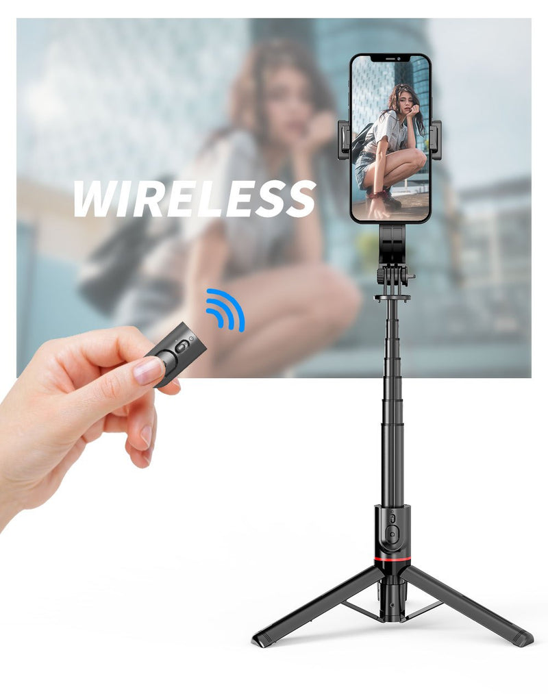 📸 Selfie Stick Trépied 3-en-1 en Alliage d'Aluminium