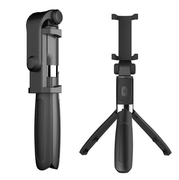 Compatible avec Apple, trépied Selfie Stick Mobile Universal Live Triangle Bracket One Bluetooth Selfie Artifact