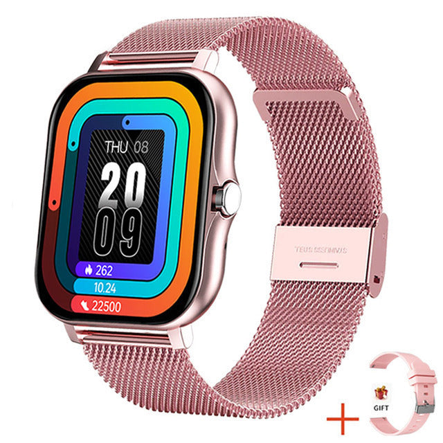 Montre connectée Y13, podomètre, surveillance de la fréquence cardiaque, appels compatibles Bluetooth