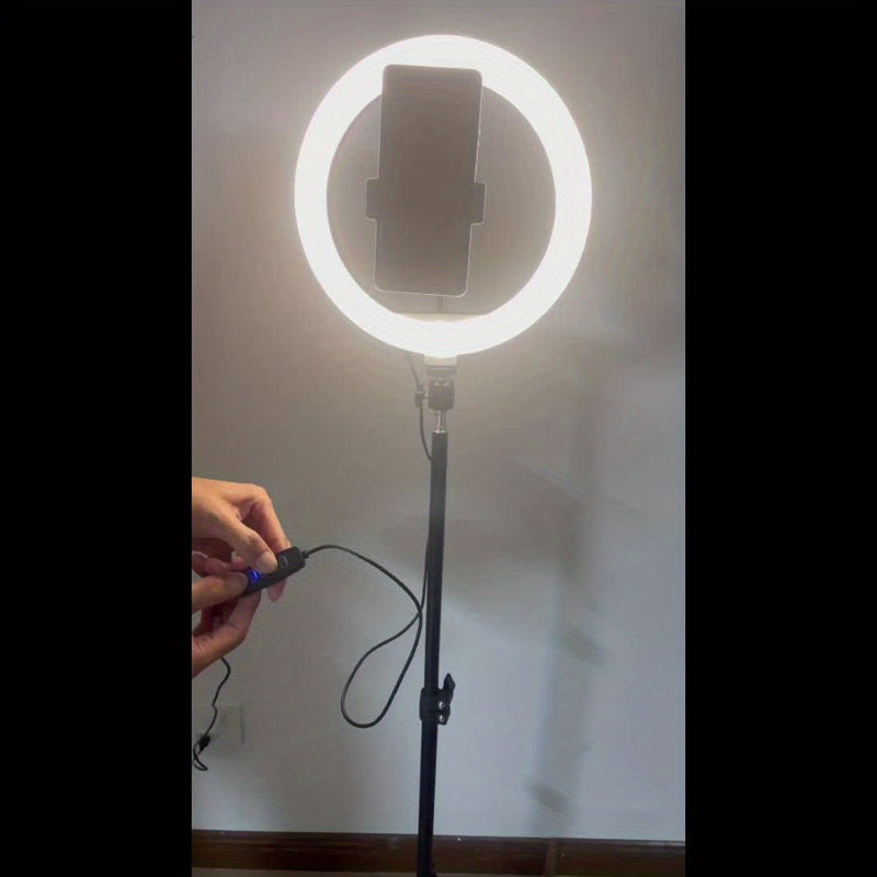 💡📸 Anneau Lumineux LED 10" avec Trépied 43" – Brillez Comme Jamais ! Trépied extensible, support de téléphone