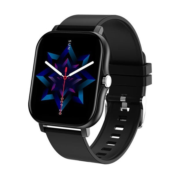 Montre connectée Y13, podomètre, surveillance de la fréquence cardiaque, appels compatibles Bluetooth