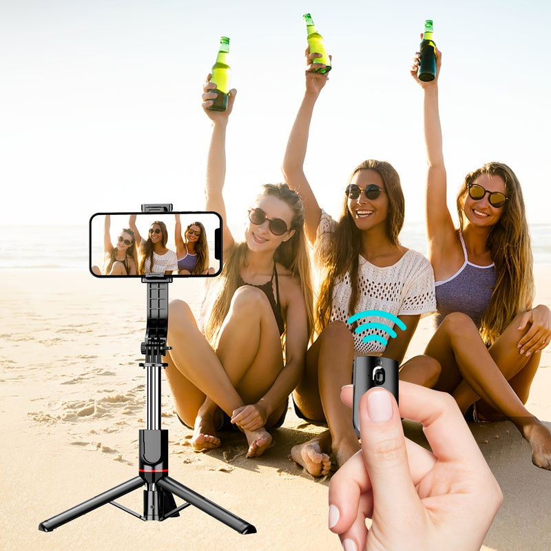 📸 Selfie Stick Trépied 3-en-1 – Capturez Chaque Instant avec Style !