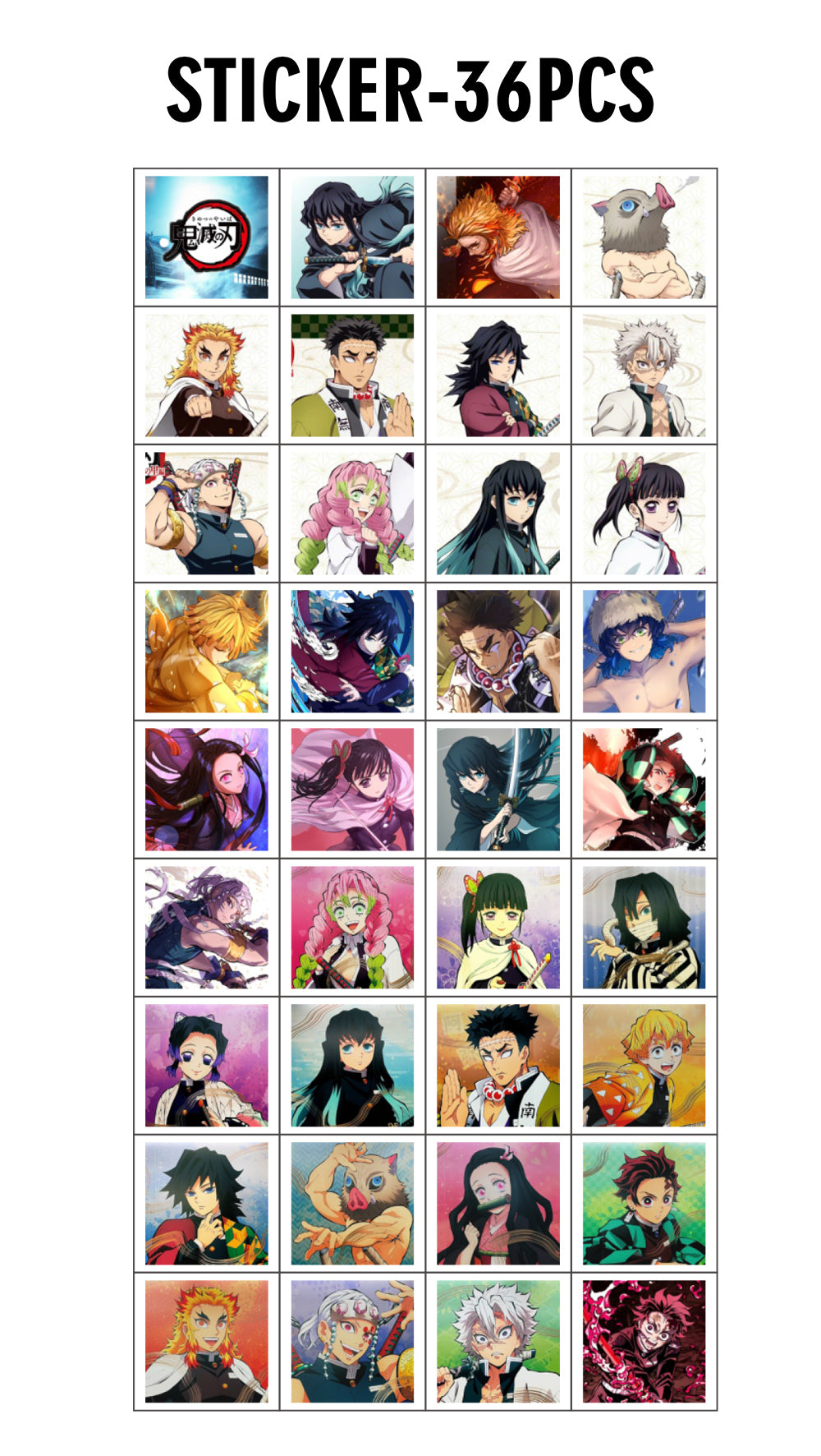 Cartes Lomo de l'anime japonais Demon Slayer One Piece, 1 paquet de 96 pièces, jeux de cartes avec cartes postales et messages, cadeau pour les fans, collection de jeux et jouets