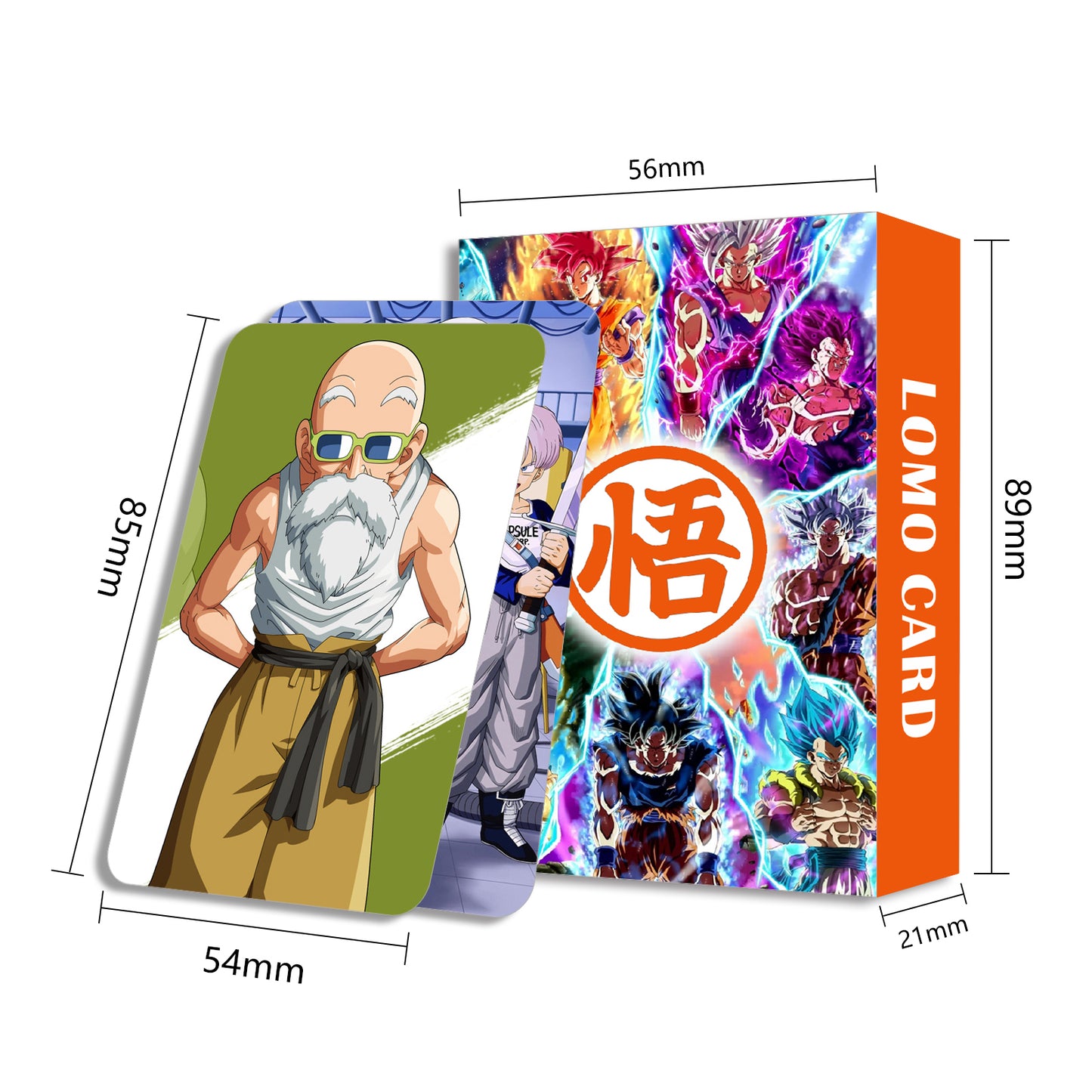Cartes Lomo de l'anime japonais Demon Slayer One Piece, 1 paquet de 96 pièces, jeux de cartes avec cartes postales et messages, cadeau pour les fans, collection de jeux et jouets