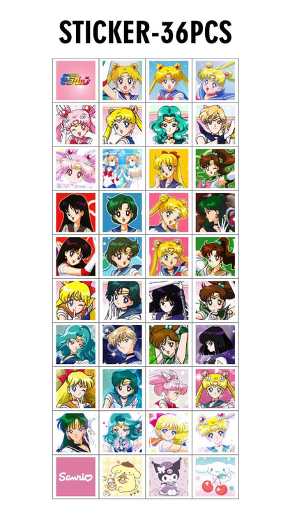 Cartes Lomo de l'anime japonais Demon Slayer One Piece, 1 paquet de 96 pièces, jeux de cartes avec cartes postales et messages, cadeau pour les fans, collection de jeux et jouets