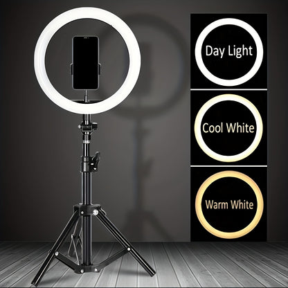 🌟 Selfie Ring Fill Light avec Support Trépied