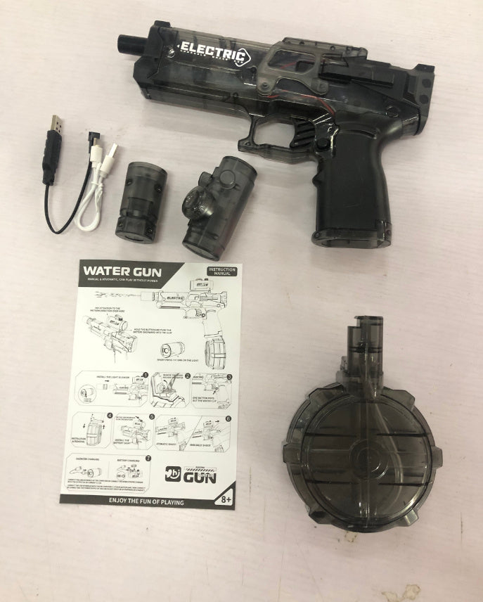 Pistolet à eau électrique Fire Rat, lumière froide, entièrement automatique, jouet d'été, divertissement sportif, cadeaux pour enfants, AC223