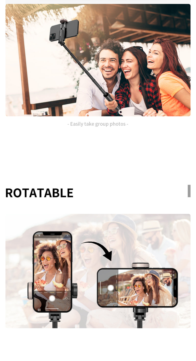 🤳✨ Selfie Stick &amp; Trépied Aluminium – Libérez Vos Mains, Capturez l'Instant Parfait