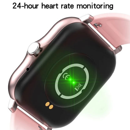 Montre connectée Y13, podomètre, surveillance de la fréquence cardiaque, appels compatibles Bluetooth