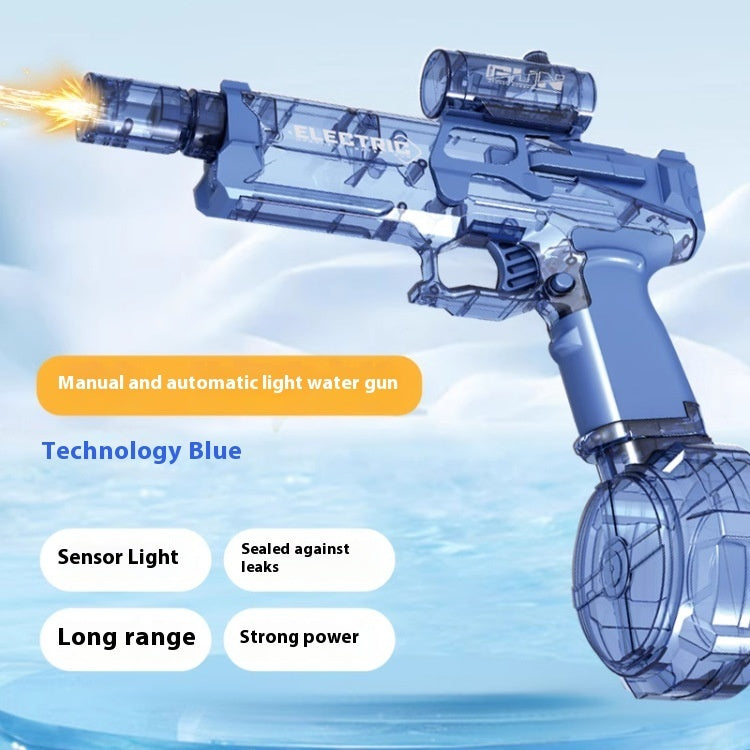 Pistolet à eau électrique Fire Rat, lumière froide, entièrement automatique, jouet d'été, divertissement sportif, cadeaux pour enfants, AC223