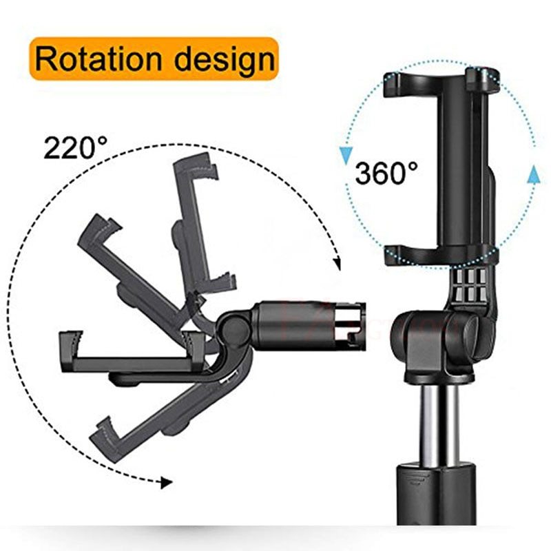 Compatible avec Apple, trépied Selfie Stick Mobile Universal Live Triangle Bracket One Bluetooth Selfie Artifact