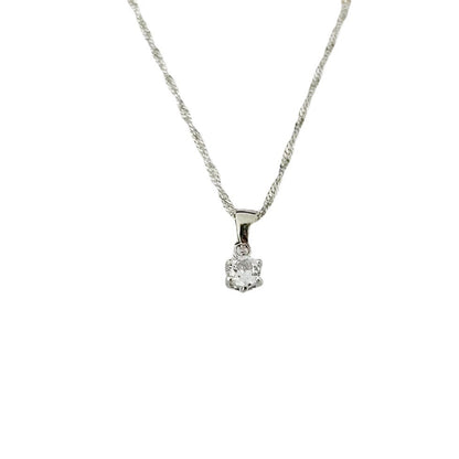 Nouvelles boucles d'oreilles à tige rondes simples en zircone