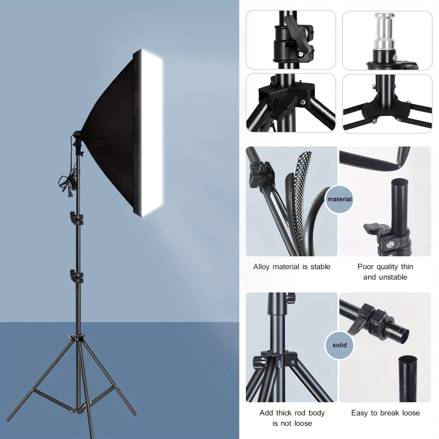💡📸 Kit d'éclairage Softbox BTFOOR – La Lumière des Pros, Chez Vous.
