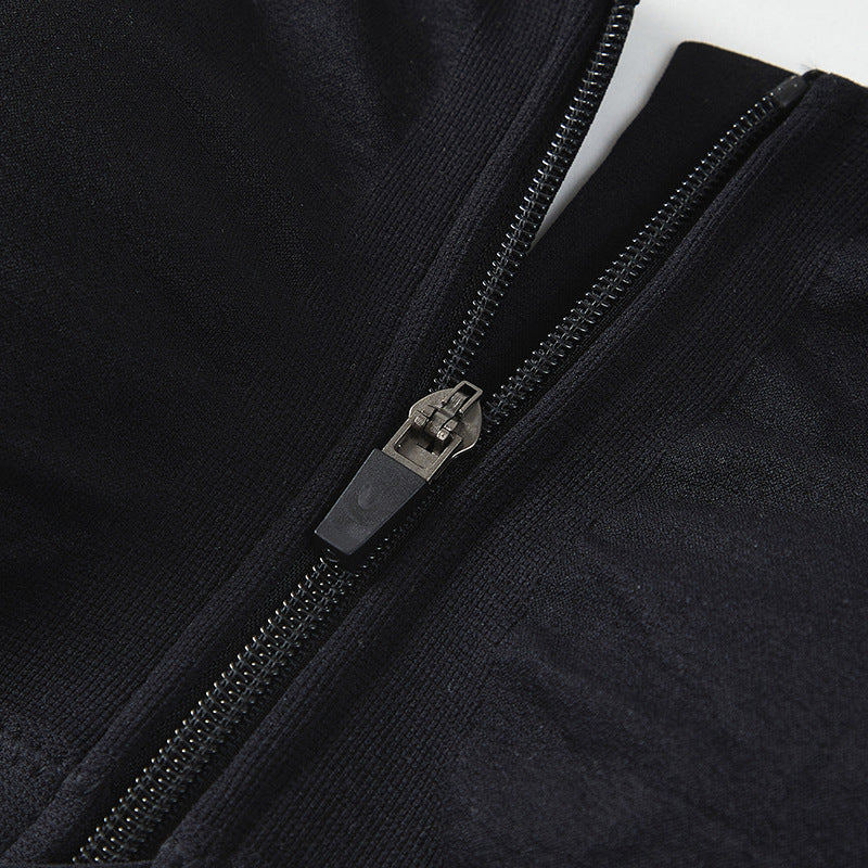 Soutien-gorge de sport à fermeture éclair sur le devant, résistant aux chocs, haute résistance, beauté du dos