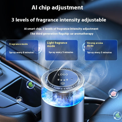 Diffuseur d'aromathérapie pour voiture, désodorisant, brume nuageuse, décoration automobile, parfum naturel, outil de décoration automobile pour camping-cars, camions, berlines