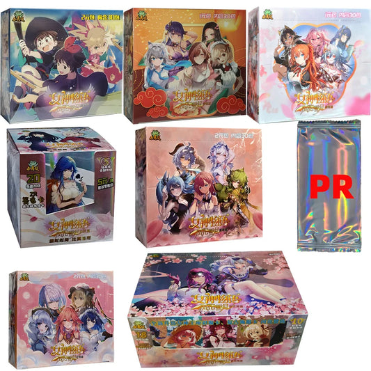 Coffret de cartes d'histoire de la déesse, le plus récent, pour le festin de maillots de bain et de bikinis, jouets Doujin